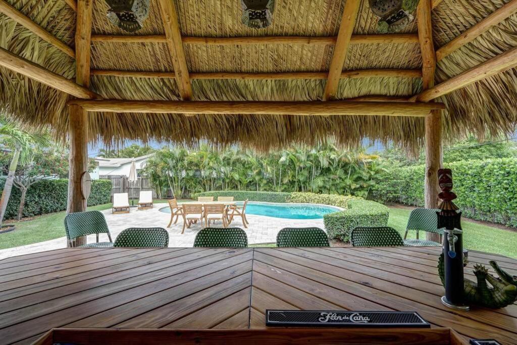 Tipsy Tiki Paradise - A Fl Tropical Heated Pool Retreat Villa Fort Lauderdale Dış mekan fotoğraf